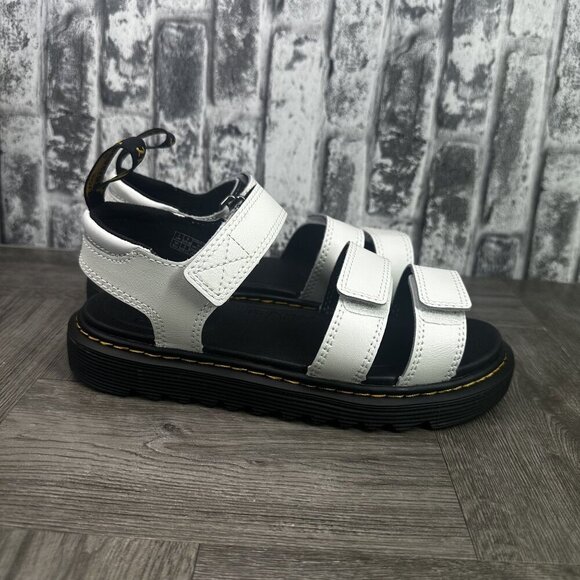Dr. Martens Other - Dr. Martens Klaire Kids size 4 White Strappy Sandal Shoes